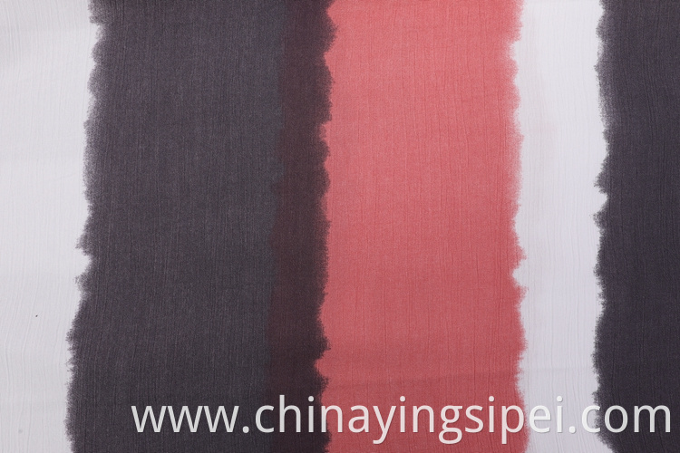 Most popular woven crinkle rayon dyed fabrics